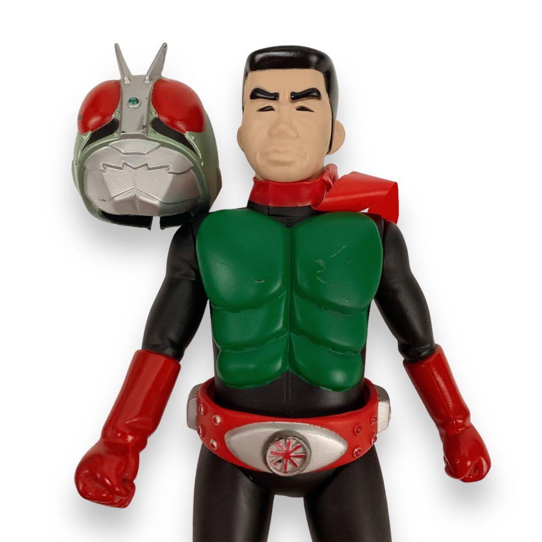 大野剣友会 アクションフィギュア 岡田勝 仮面ライダー新2号 ソフビ 面取れ