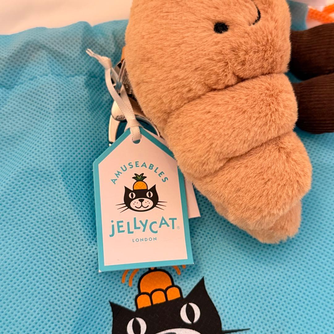  ジェリーキャット　クロワッサン　パン　キーホルダー　正規品