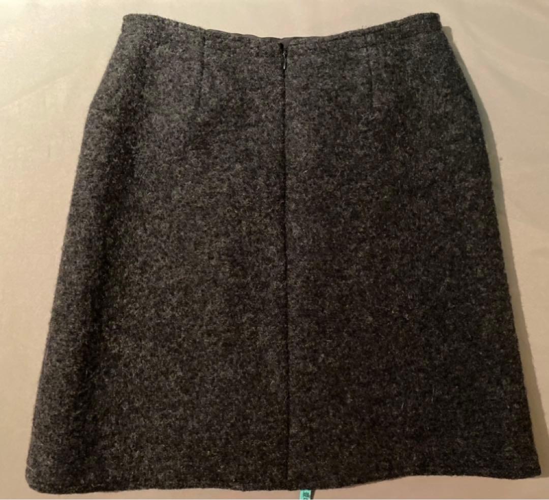 高級 CHANEL シャネル ヴィンテージ ウール スカート97A フランス製