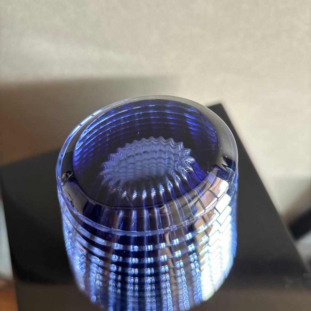 Baccarat EYE VASE S バカラ アイベース　ブルー