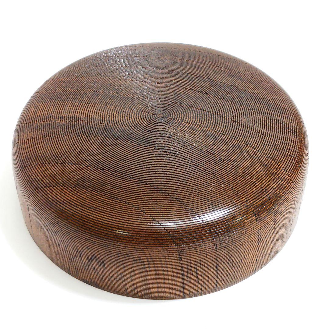 Y3115-9 茶道具 岡本漆園 桜紅葉絵 金蒔絵 棗 共箱　YY