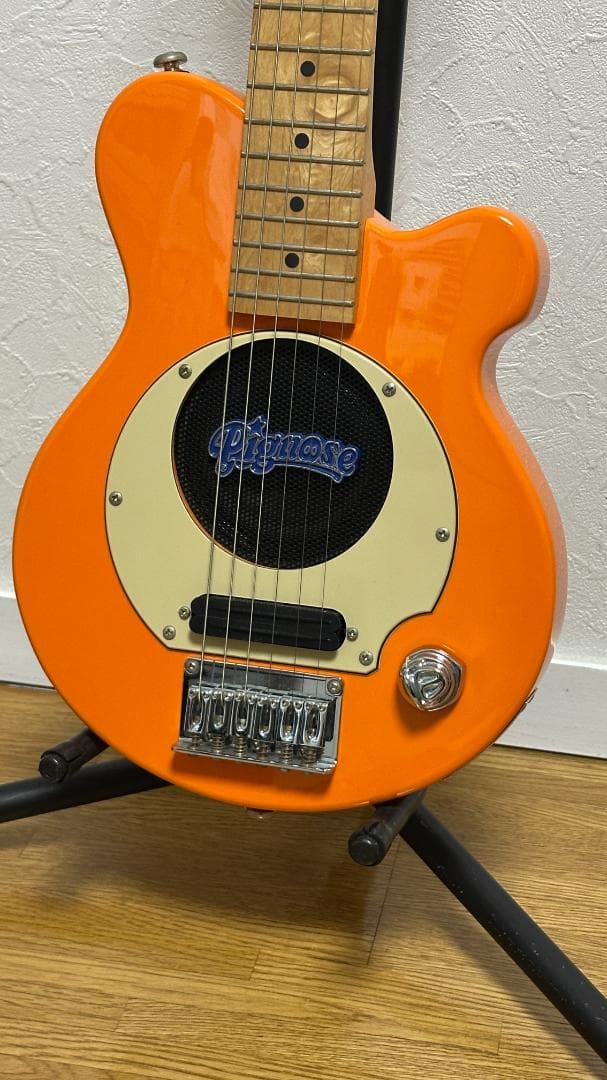 pignose　PGG-200 オレンジ色　アンプ内蔵ギター