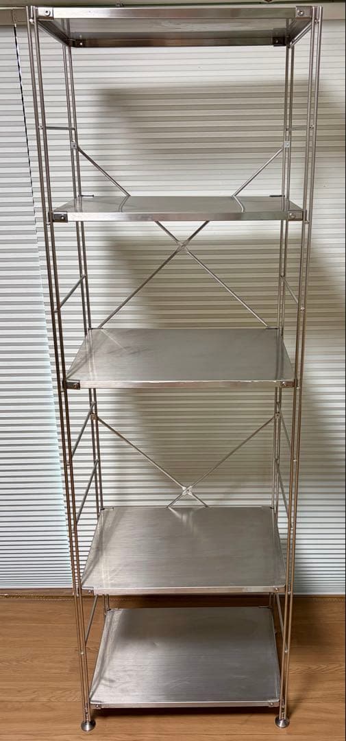 無印良品 ステンレスユニットシェルフ 大 幅58×奥行41×高175cm