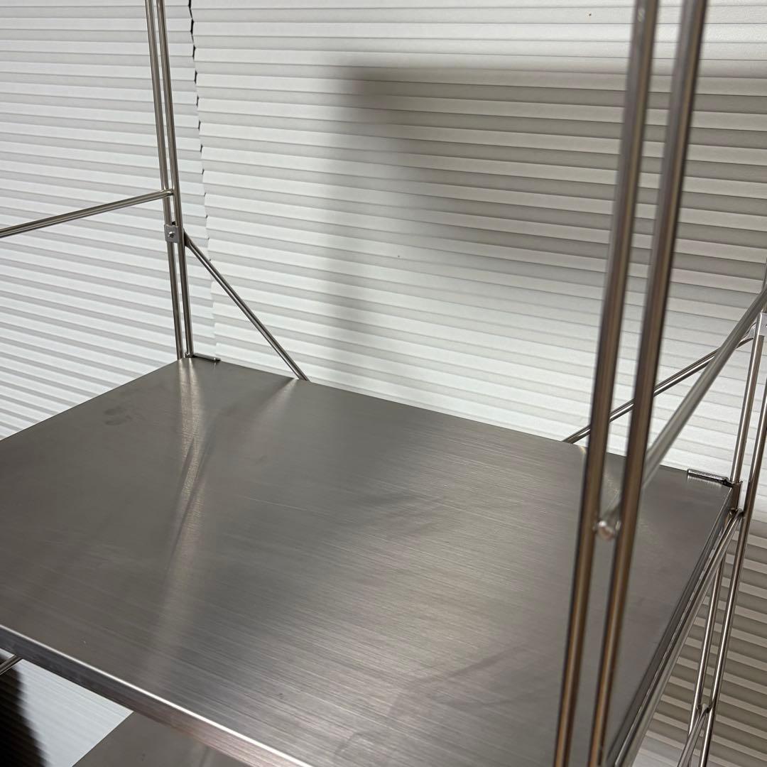 無印良品 ステンレスユニットシェルフ 大 幅58×奥行41×高175cm