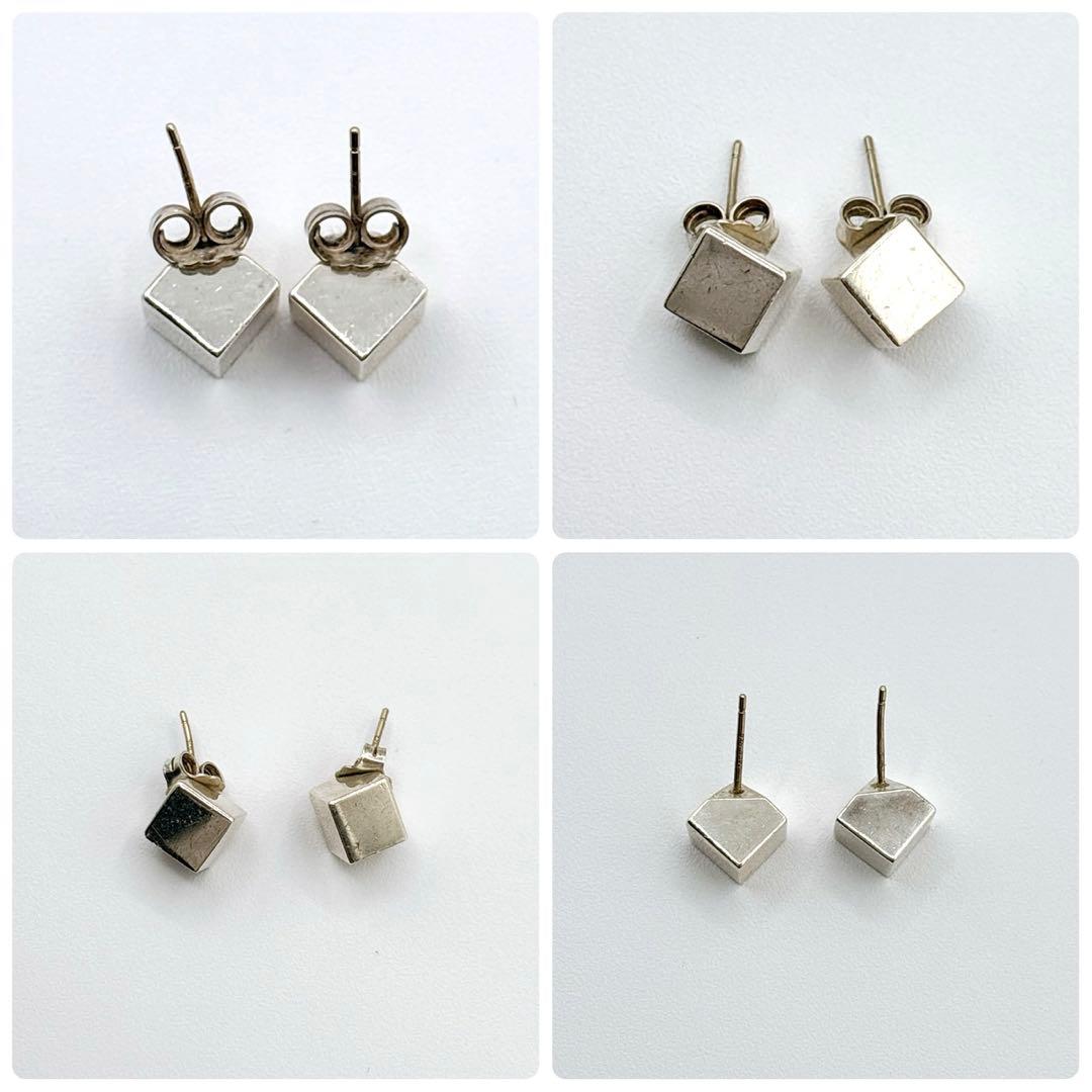 ティファニー　フランクゲーリー　キューブ　ピアス　SV925 シルバー