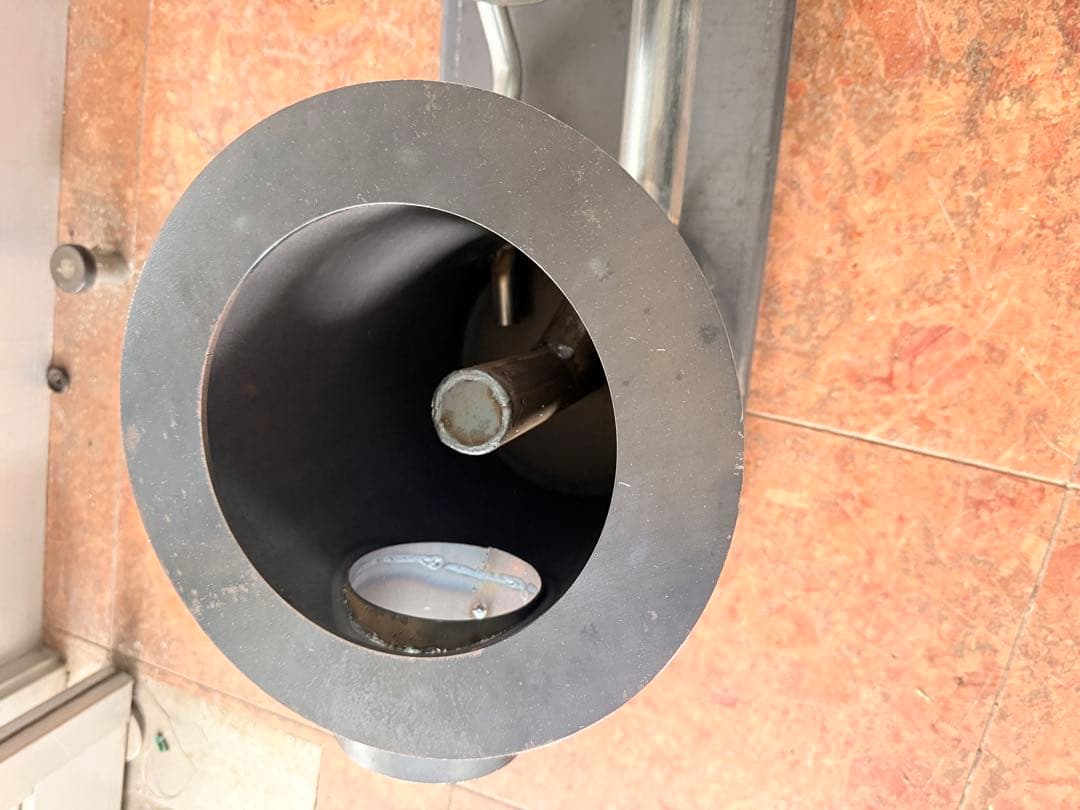 廃油ストーブ　耐熱塗装無し　送風機付き