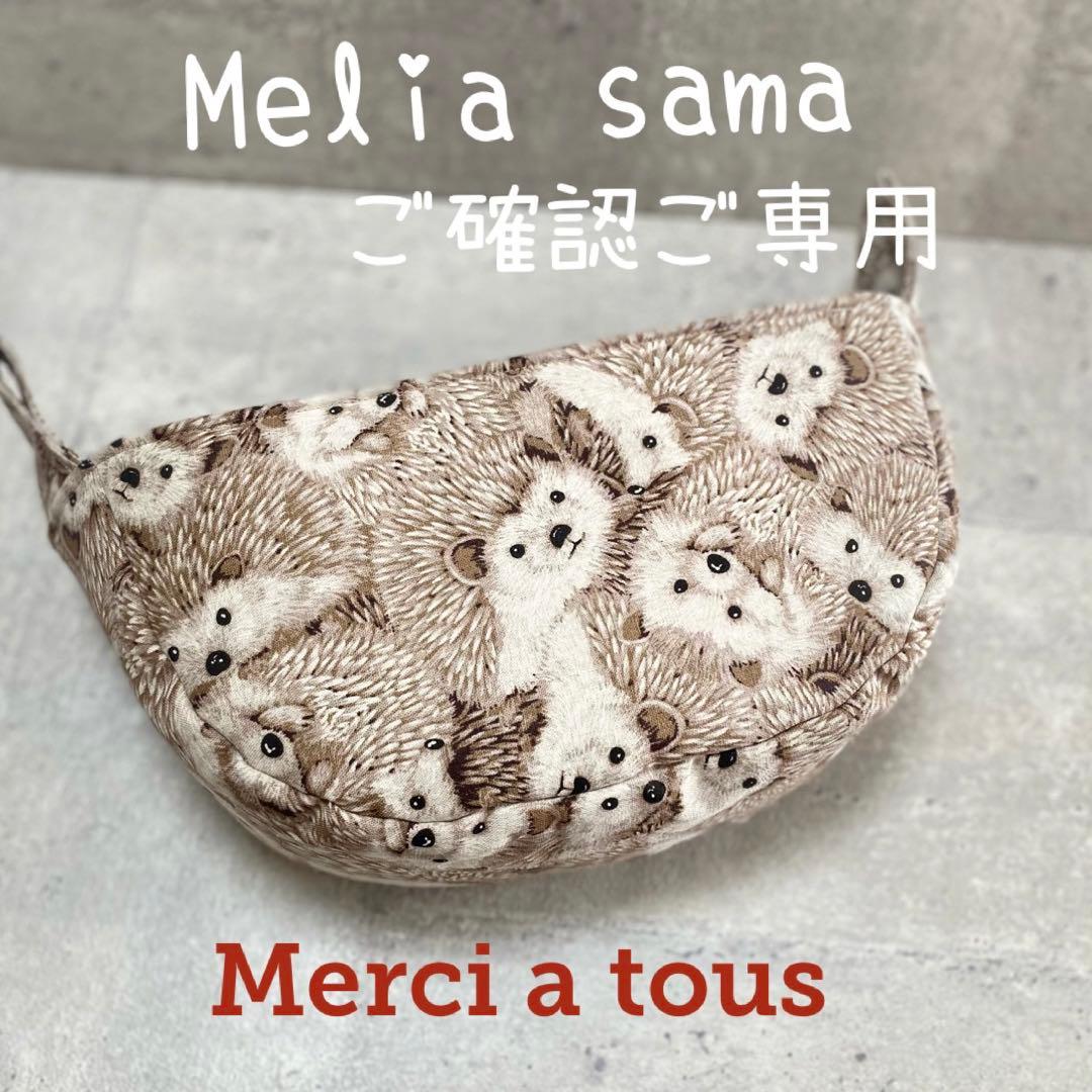 ミーアキャットポーチ　Melia様　フクロモモンガ　ハリネズミ　小動物