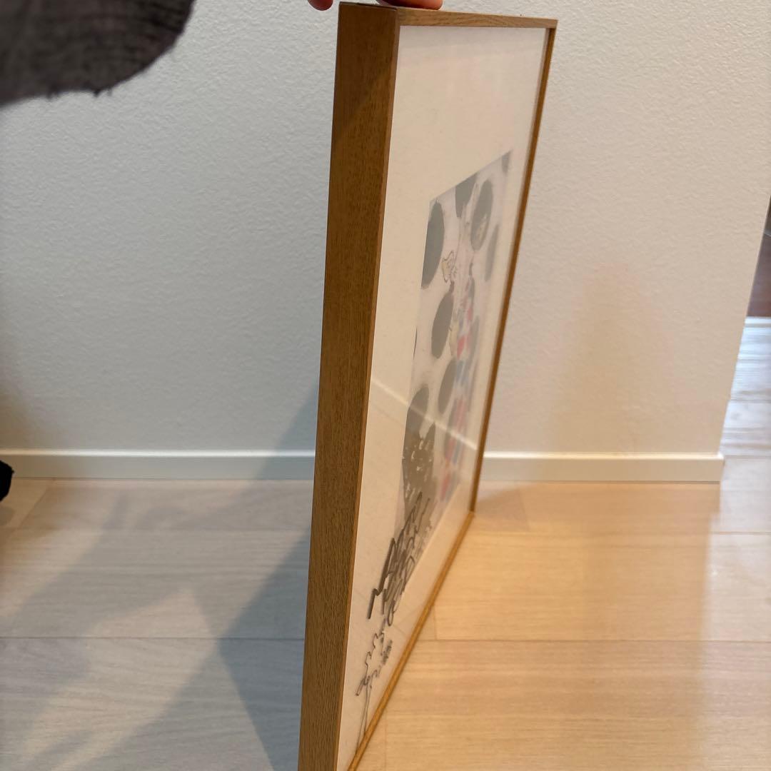 北村　直登さん キタムラナオト　キリン プリント画 直筆画