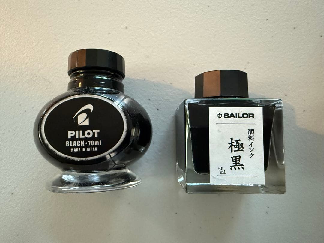 Pilot 万年筆 3本とインクセット