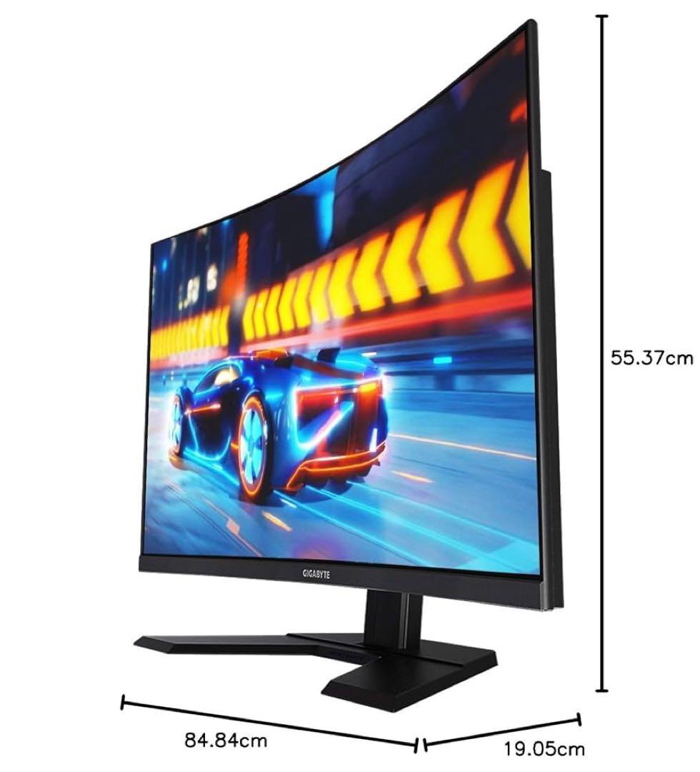 GIGABYTE G32QC1 32インチ 曲面ディスプレイ