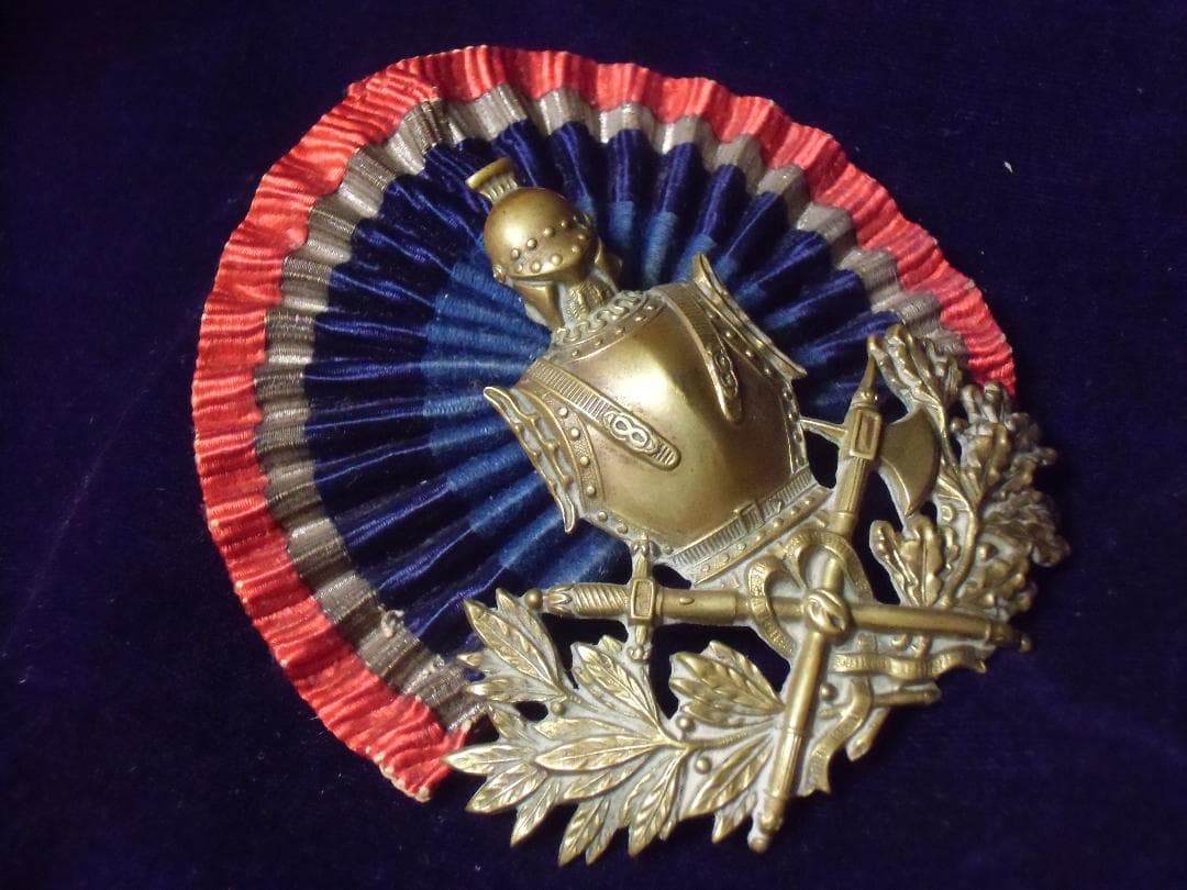 Ｆフランス軍＊１８８４年型シャコ帽章①（実物）