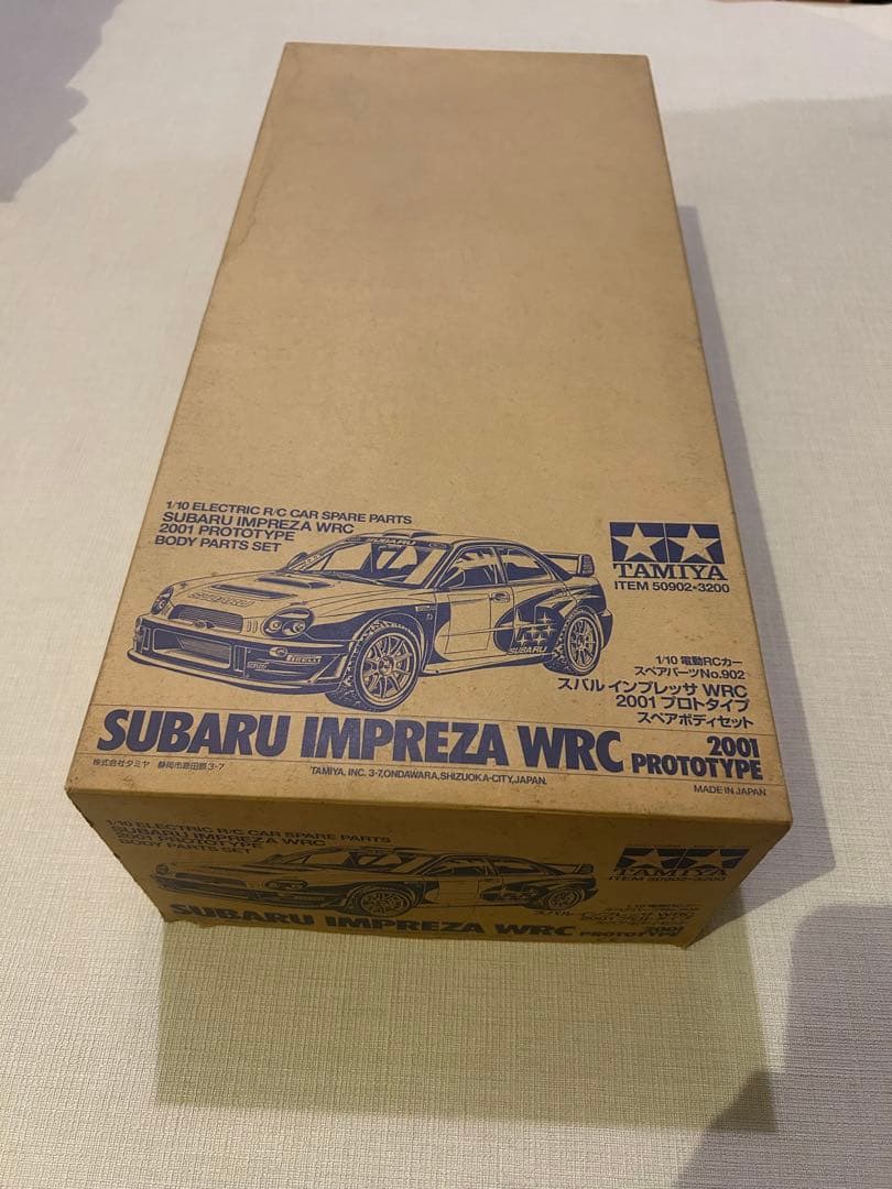 タミヤ1/10RCカー　インプレッサ2001 プロトタイプ　スペアボディー
