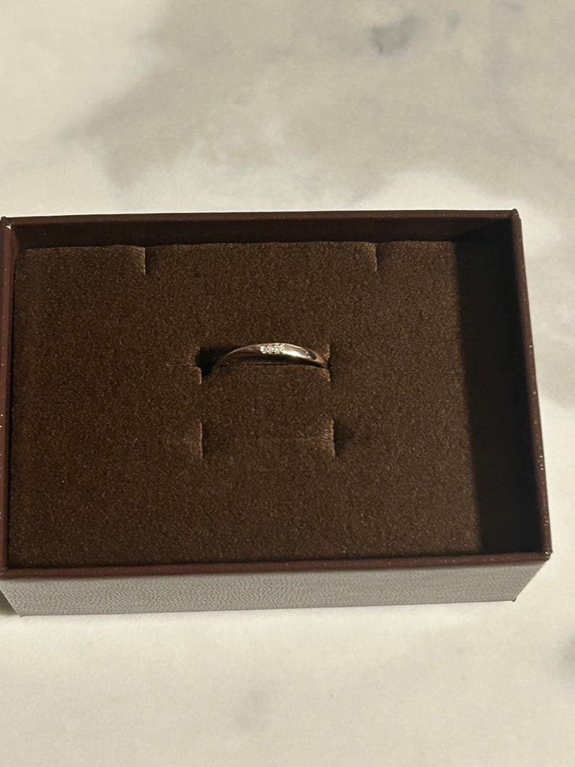 【美品】ete＊K10MPGダイヤモンド ツイストリング（13号）