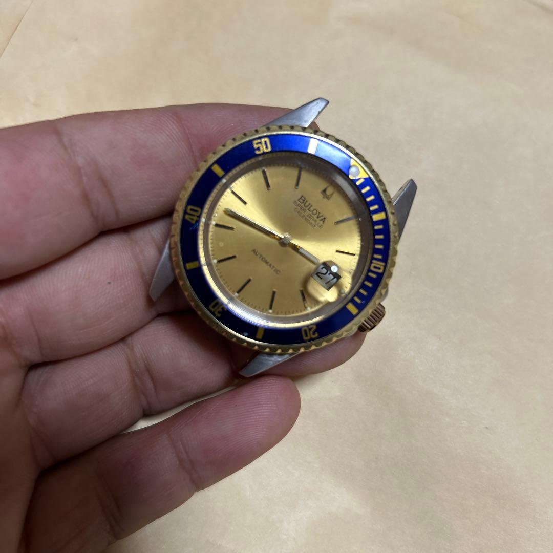 軽*沢様 中古メンズ ブローバ BULOVA ブランド 自動巻き腕時計