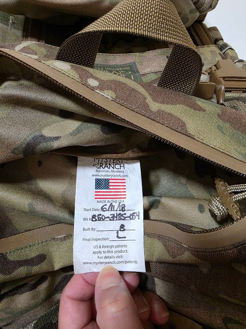 ⭐MYSTERY RANCH ブラックジャック50 マルチカム バックパック⭐