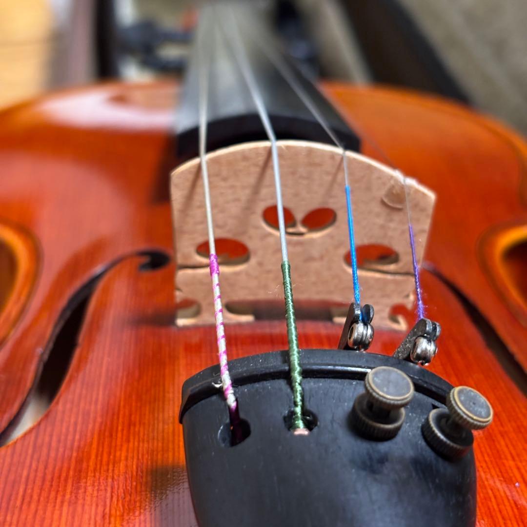 スズキ　バイオリン　No.520 4/4 1988年　弓　アルシェ