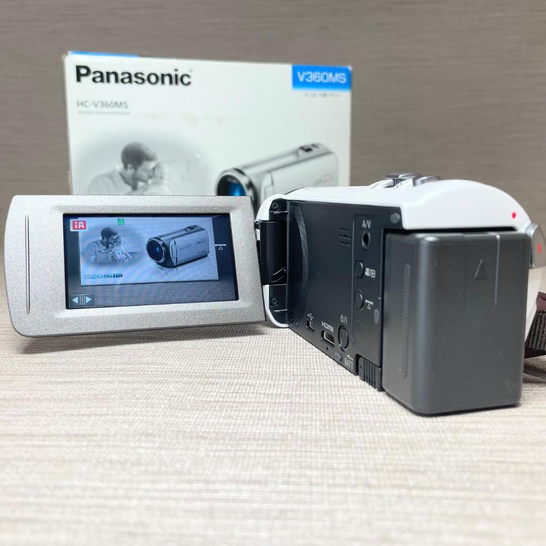 美品✨Panasonic HC-V360MS 16GB HDビデオカメラ 送料込