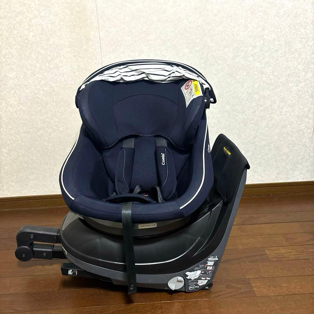 【良品】Combi クルムーヴスマート ISOFIX JJ-600 ネイビー