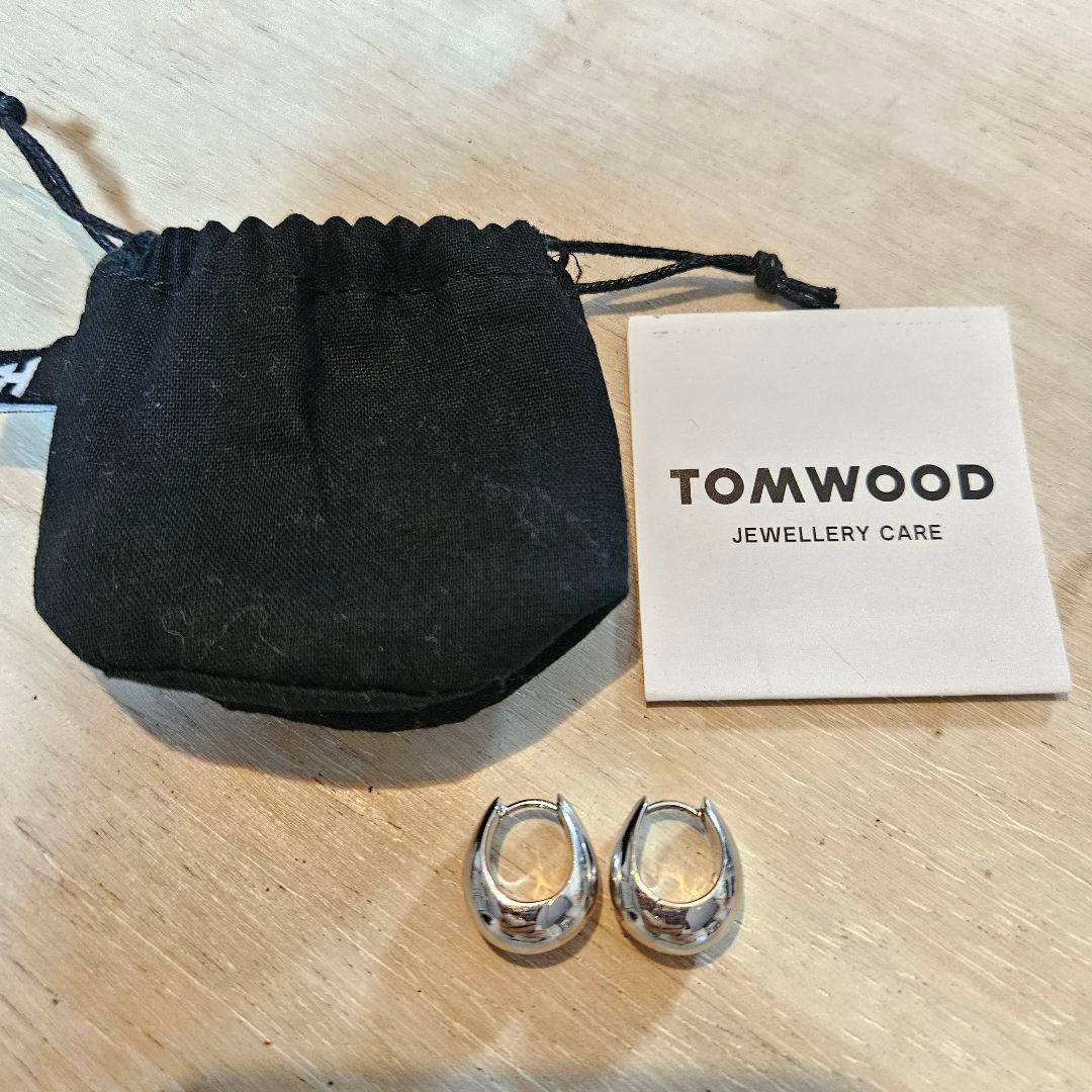 TOMWOOD シルバー アイスフープピアス　small