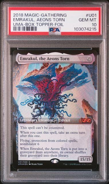 PSA10 引き裂かれし永劫、エムラクール foil U01/040 S