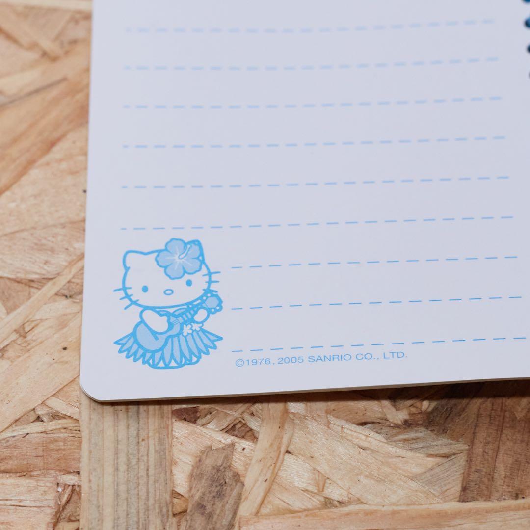 ハワイ限定　日焼けキティ　ぬいぐるみ　ネックストラップ　リングノート　セット