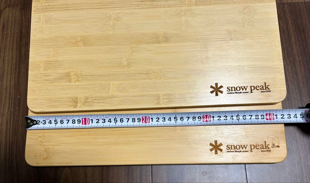 【美品】スノーピーク　スライドトップハーフ竹　CK-153TR　2枚セット