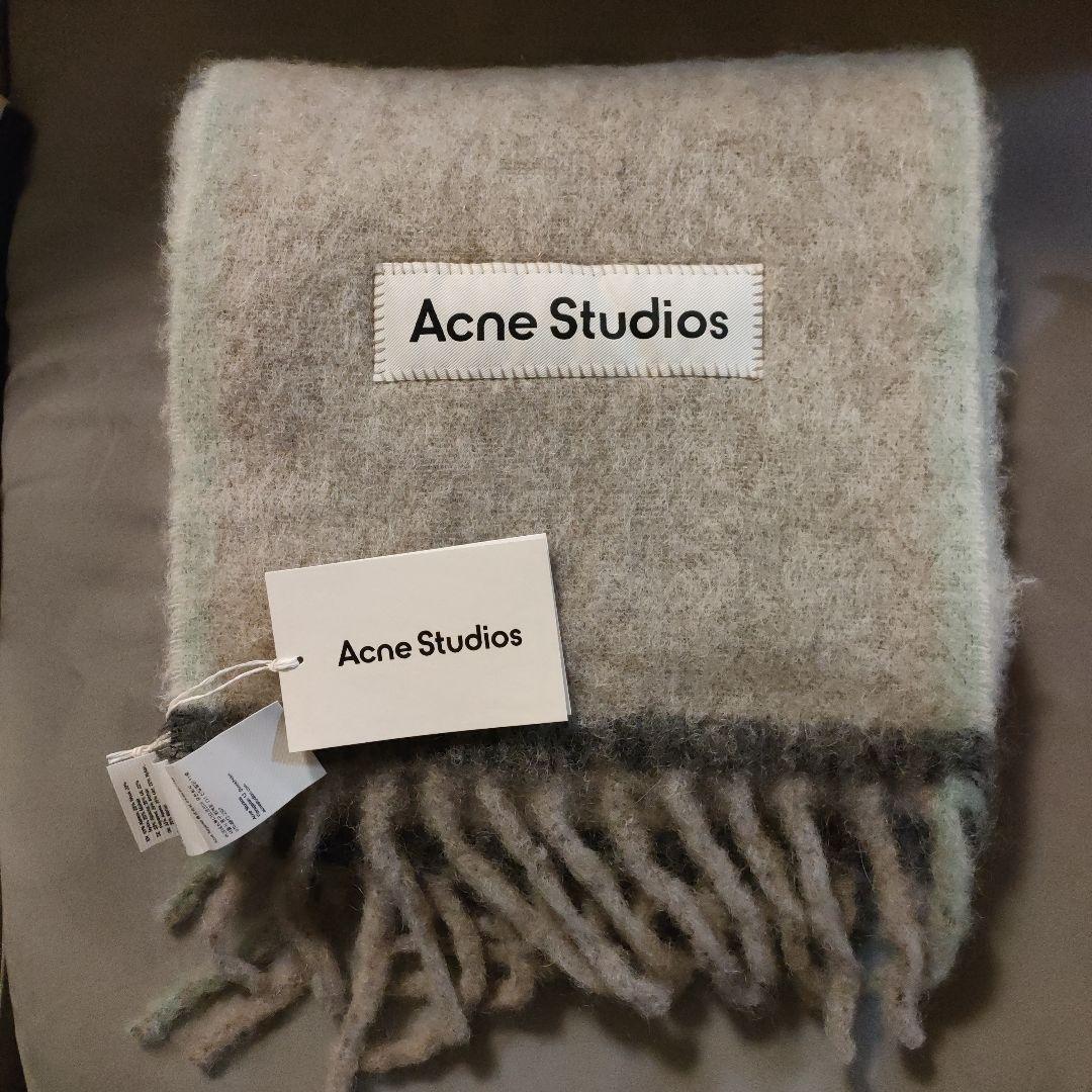 ★未使用★Acne Studios/ウールモヘアスカーフ　マフラー　アルパカ