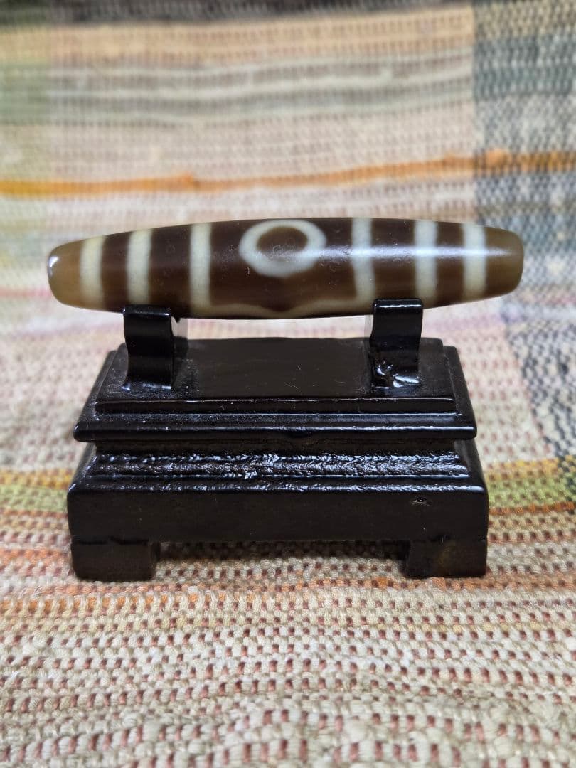 067　天珠　正統派　三眼天珠　dzibeads！