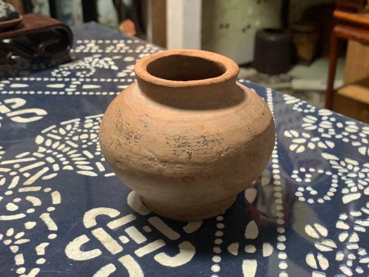 弥生時代　古陶　素焼き　甕　古壺の土器