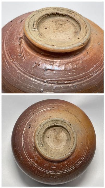 山本陶秀　備前焼茶碗　人間国宝　無傷　未使用品　抹茶茶碗　茶道具　共箱　在印