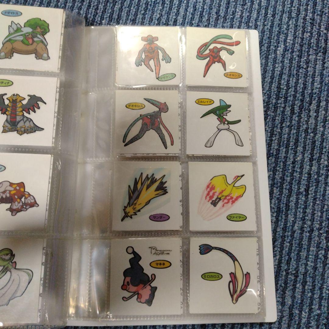 ポケモン　デコキャラシールホルダー　121枚セット　アドバンスジェネレーション