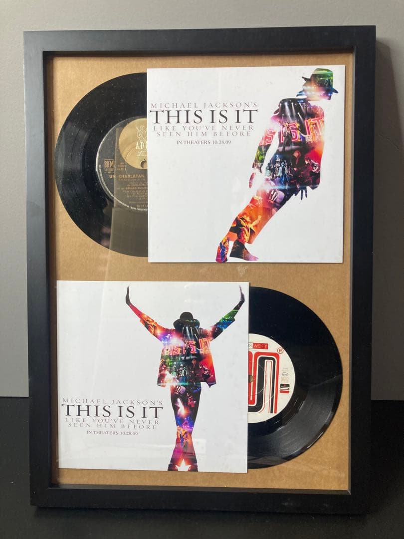 [未使用品]マイケルジャクソン　レコード　インテリア