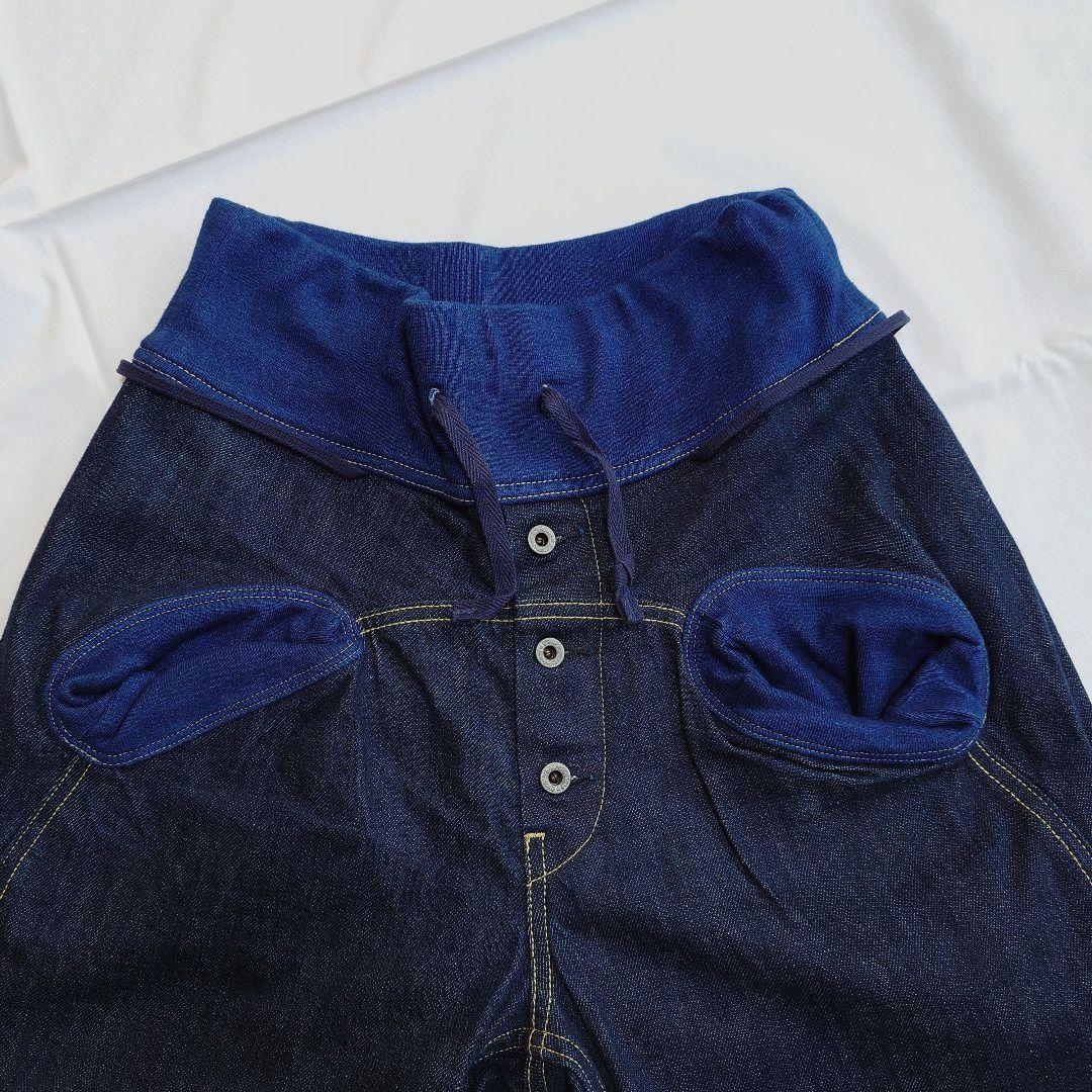 美品　KAPITAL　デニム　サルエルヌーベルパンツ　インディゴ