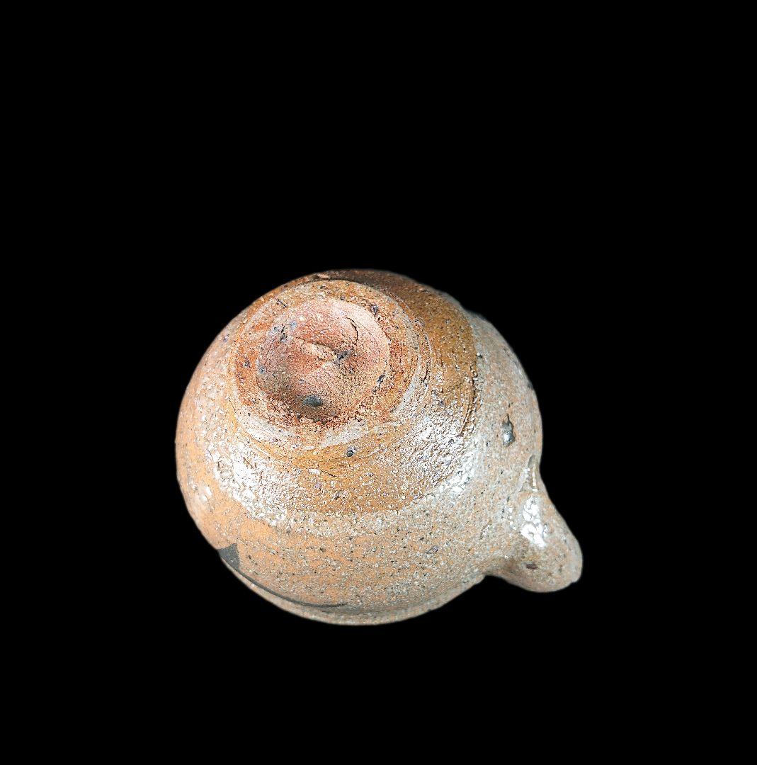 ■唐津焼 丸田宗彦 絵唐津片口ぐい呑 共箱、共布、栞揃い #ぐい呑み #丸田宗彦