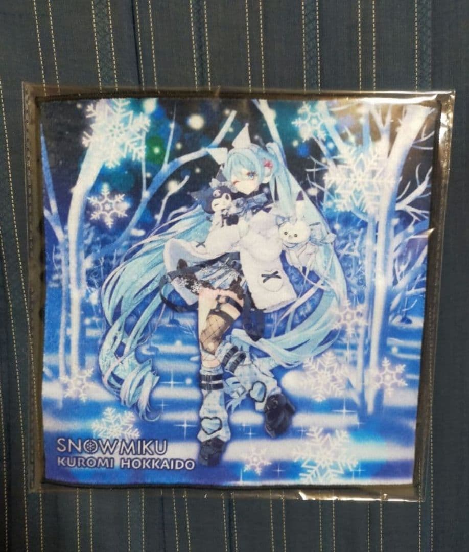 ③　2026年 雪ミク×クロミ　チェック柄　 7点セット