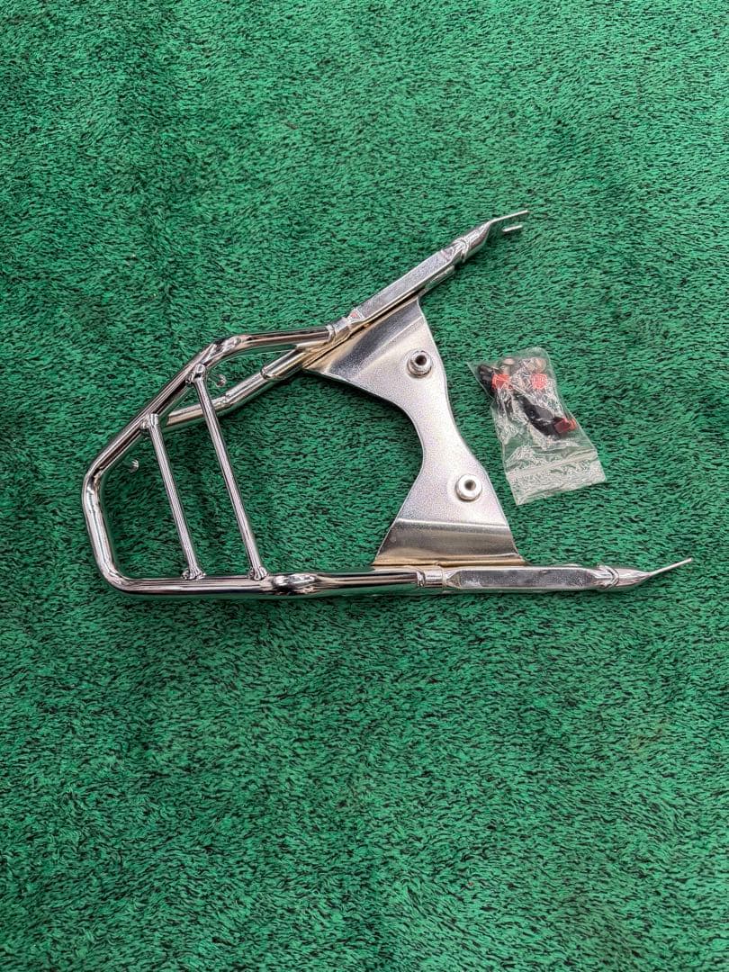 モンキー125ラージリアキャリアクロムメッキ純正サイドバッグキャリア特定セット