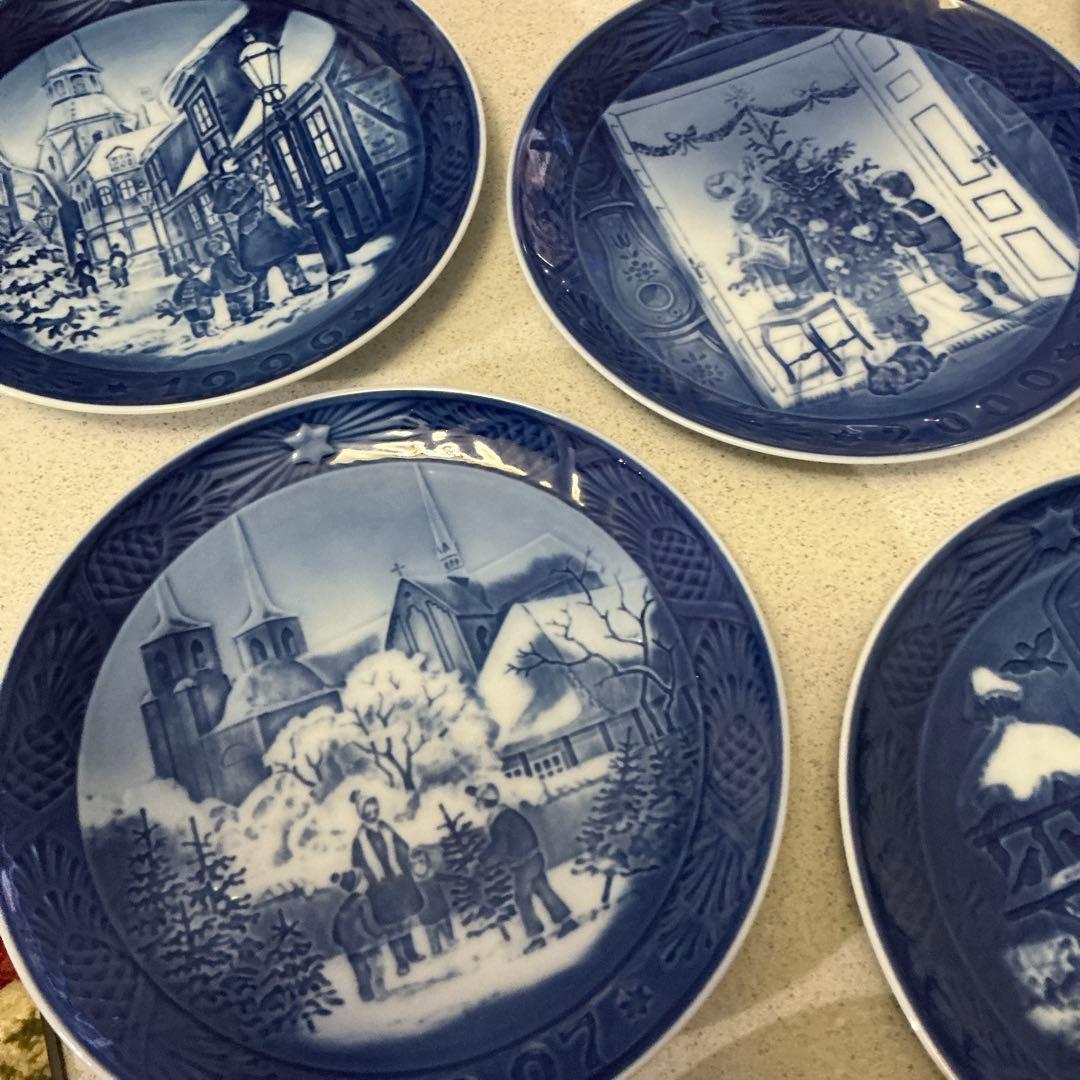 ロイヤルコペンハーゲン　クリスマスプレート　1996年〜2009年　まとめ売り