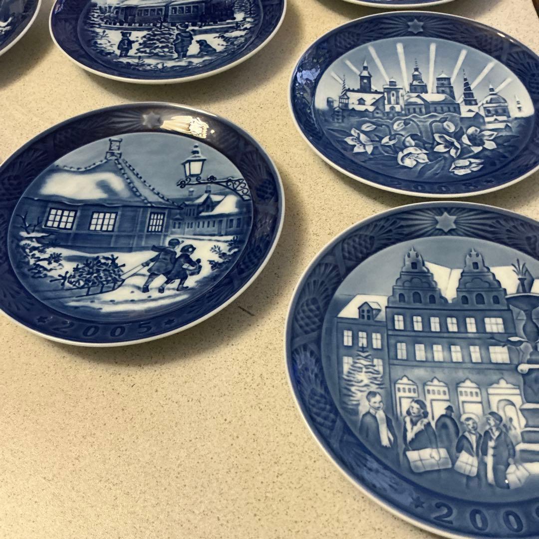 ロイヤルコペンハーゲン　クリスマスプレート　1996年〜2009年　まとめ売り