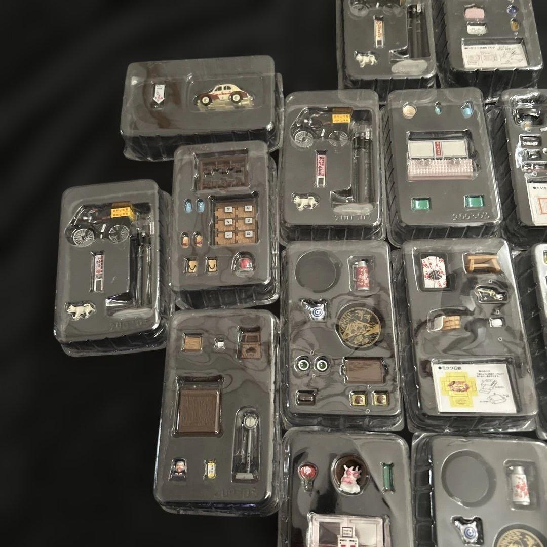 昭和おもひで銭湯 他 ミニチュアフィギュアセットカタログ入れて20点