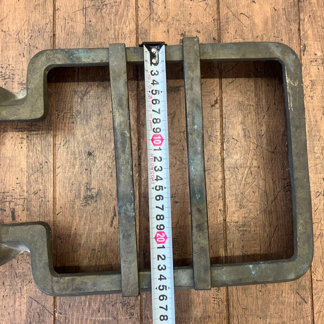 昭和レトロ 古道具 吉原五徳 五徳 真鍮 火鉢 囲炉裏 金属工芸 古民具