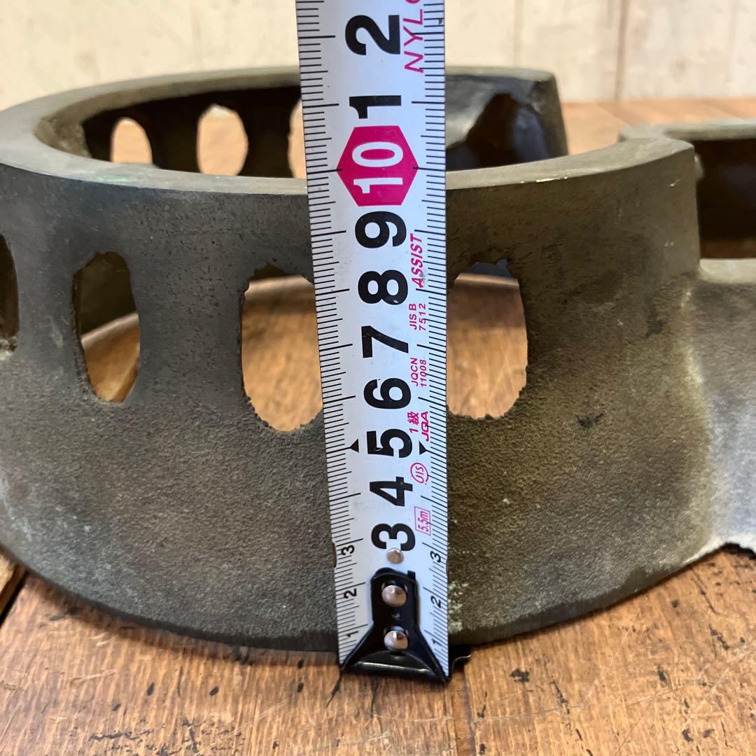 昭和レトロ 古道具 吉原五徳 五徳 真鍮 火鉢 囲炉裏 金属工芸 古民具