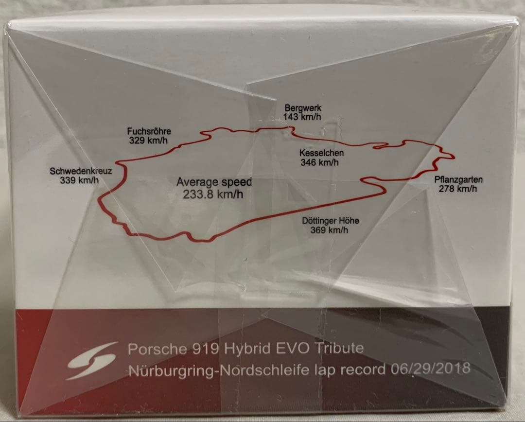 ミニカー 1/43 Porsche 919 Hybrid Tribute Evo.