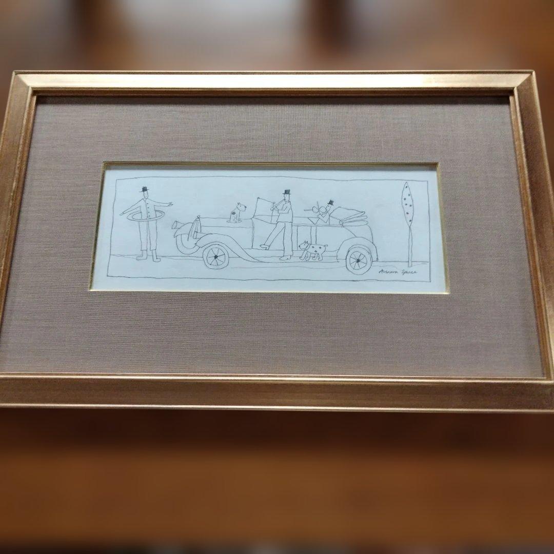 大幅値引きアノラ·スペンス　ドローイング[ミュージシャン·イン·ア·カー]