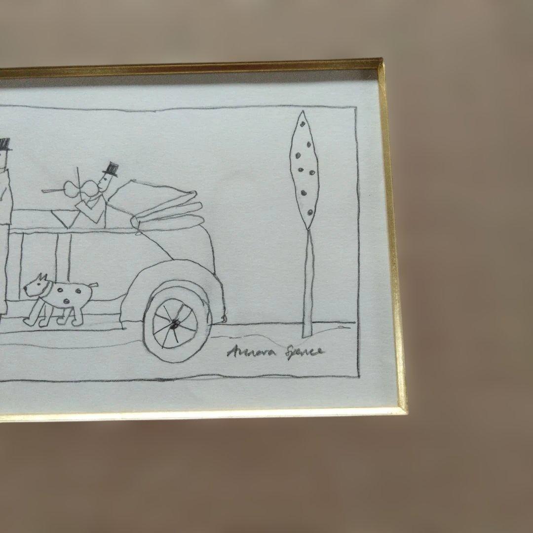 大幅値引きアノラ·スペンス　ドローイング[ミュージシャン·イン·ア·カー]