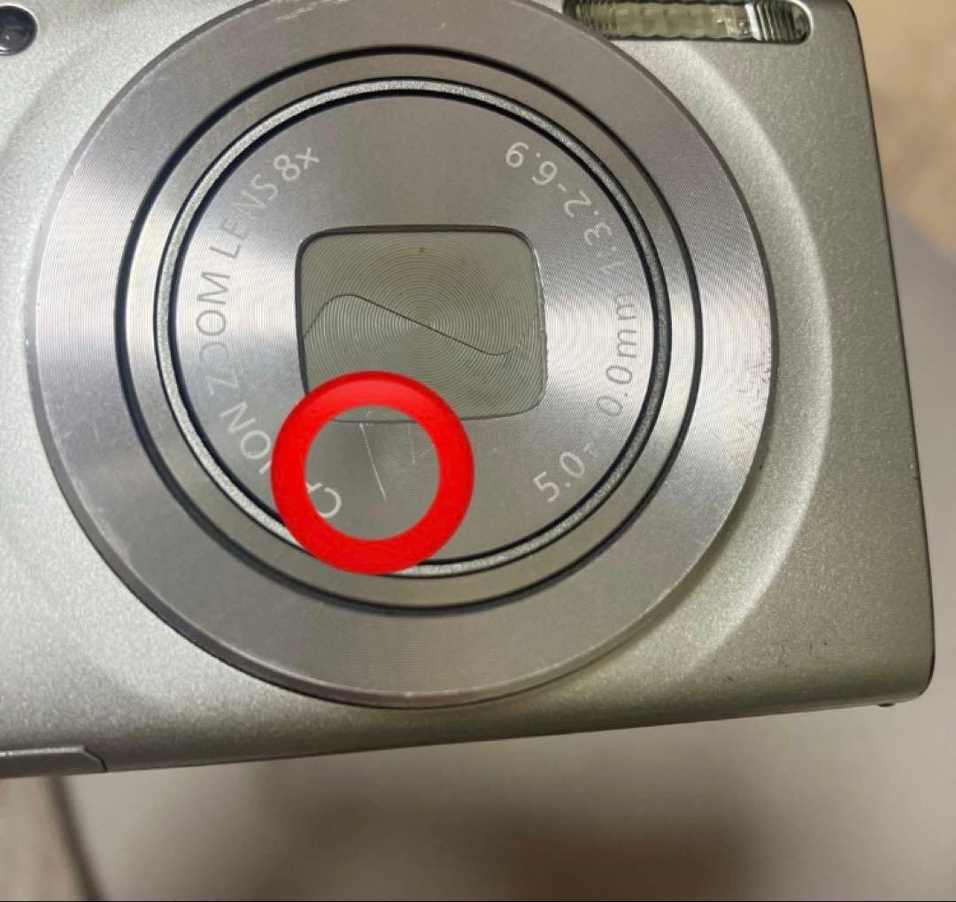 動作確認 Canon キャノン IXY 200 シルバー sdカード付き