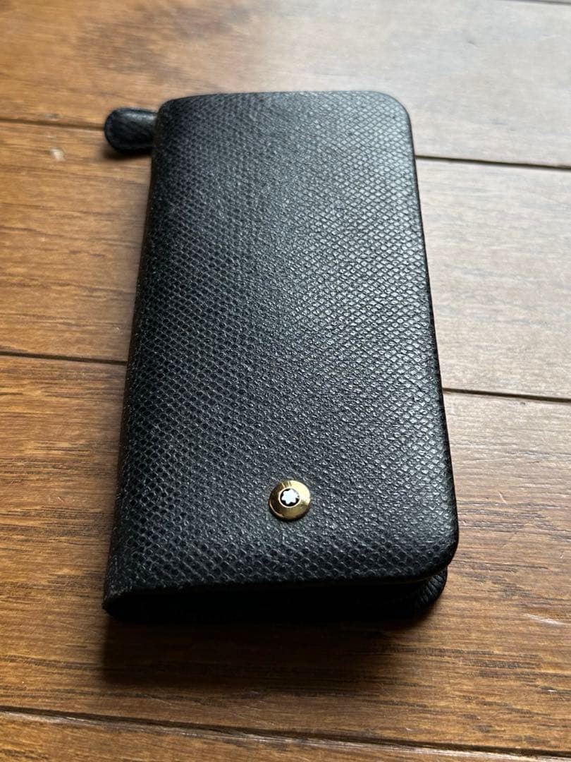 モンブランMont Blancリザード型押し ペンケース