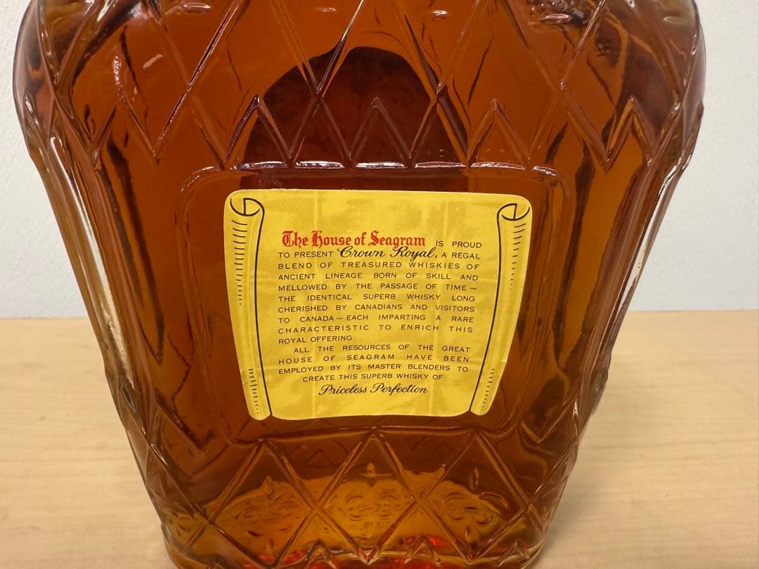 TG191☆未開栓品☆シーグラム☆クラウンローヤル☆1968年☆約946ml
