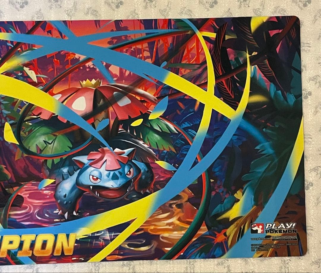 希少 メガフシギバナ リージョナル プレイマット ポケモンカード 公式品