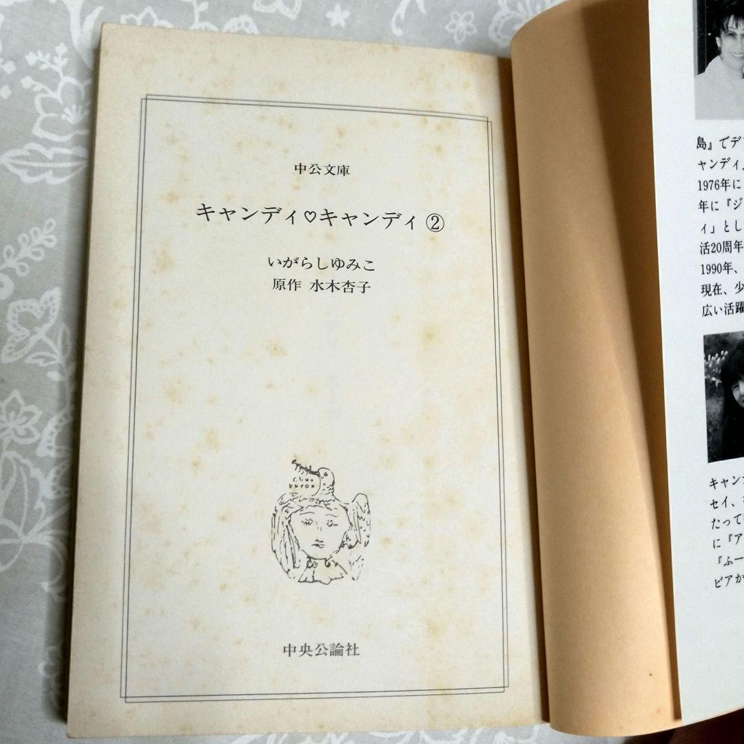 キャンディ・キャンディ 中公文庫版 全巻 いがらしゆみこ 初版発行は3冊