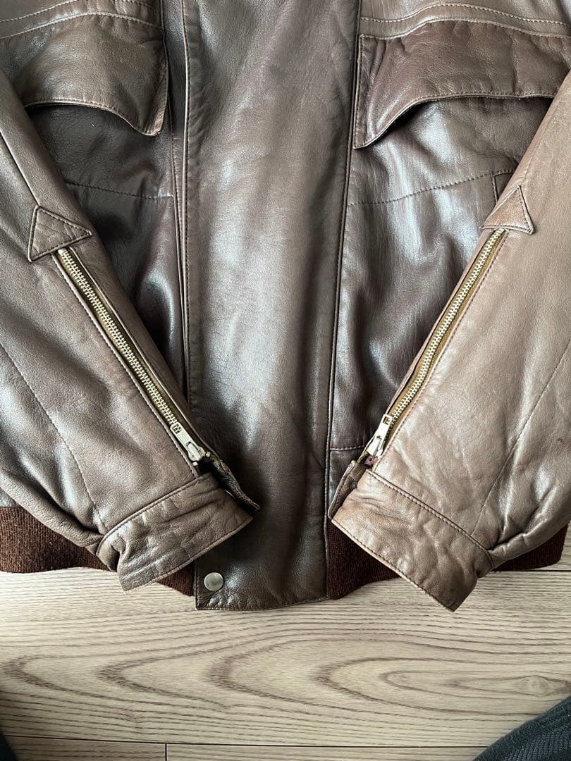 CLAUDE MONTANA レザージャケット